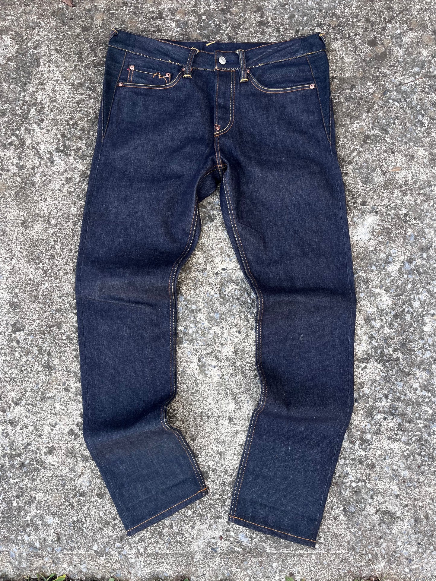 EVISU PAINTED SELVEDGE DENIM (34)