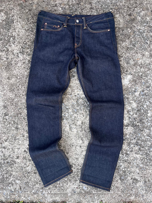 EVISU PAINTED SELVEDGE DENIM (34)