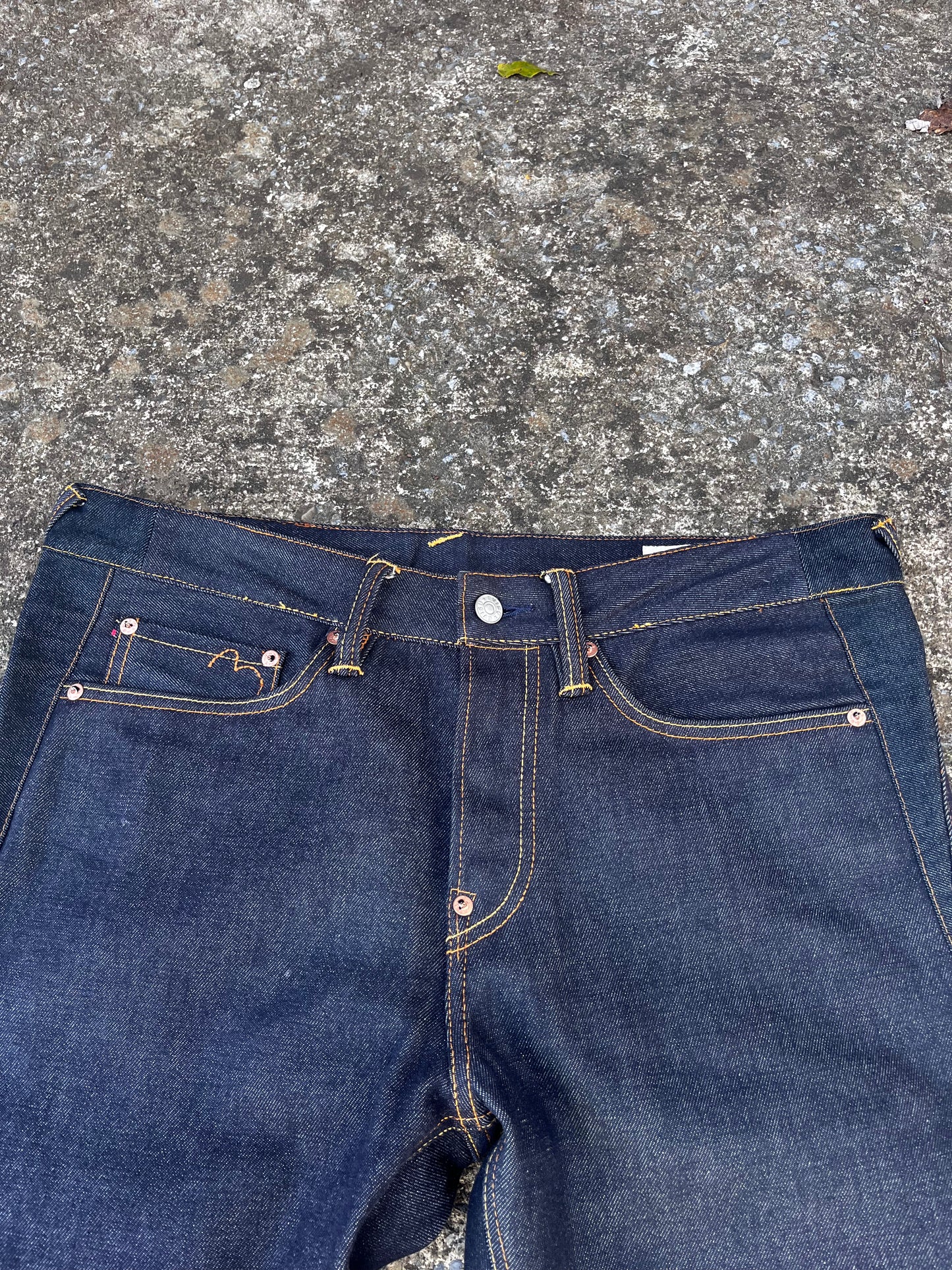 EVISU PAINTED SELVEDGE DENIM (34)