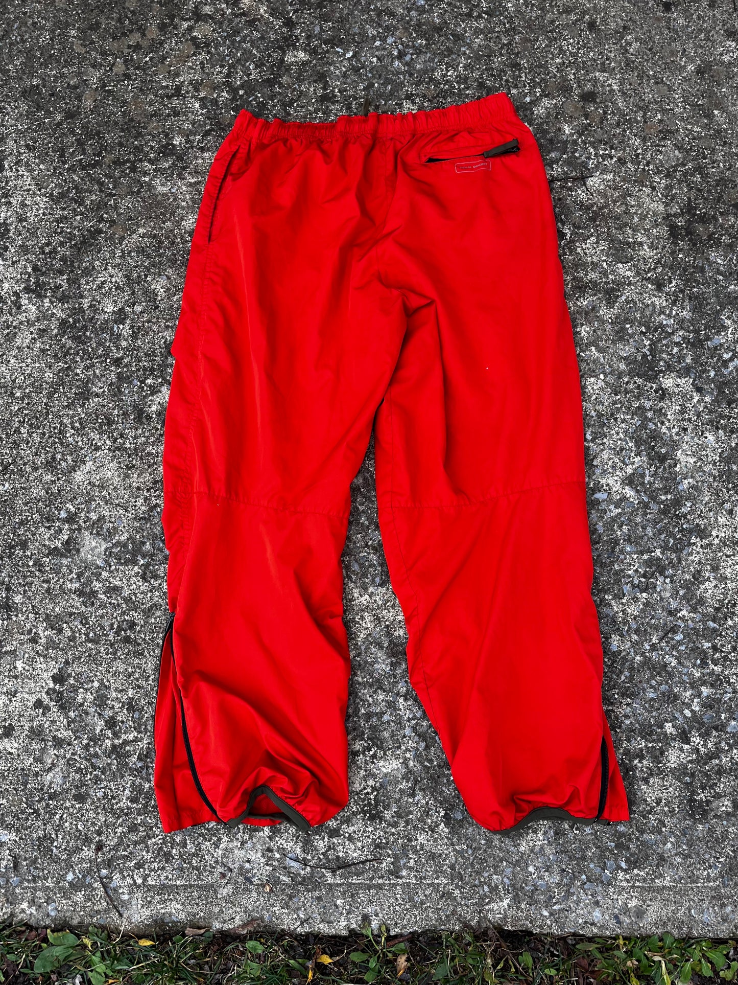 VINTAGE POLO SPORT TRACK PANTS (L)