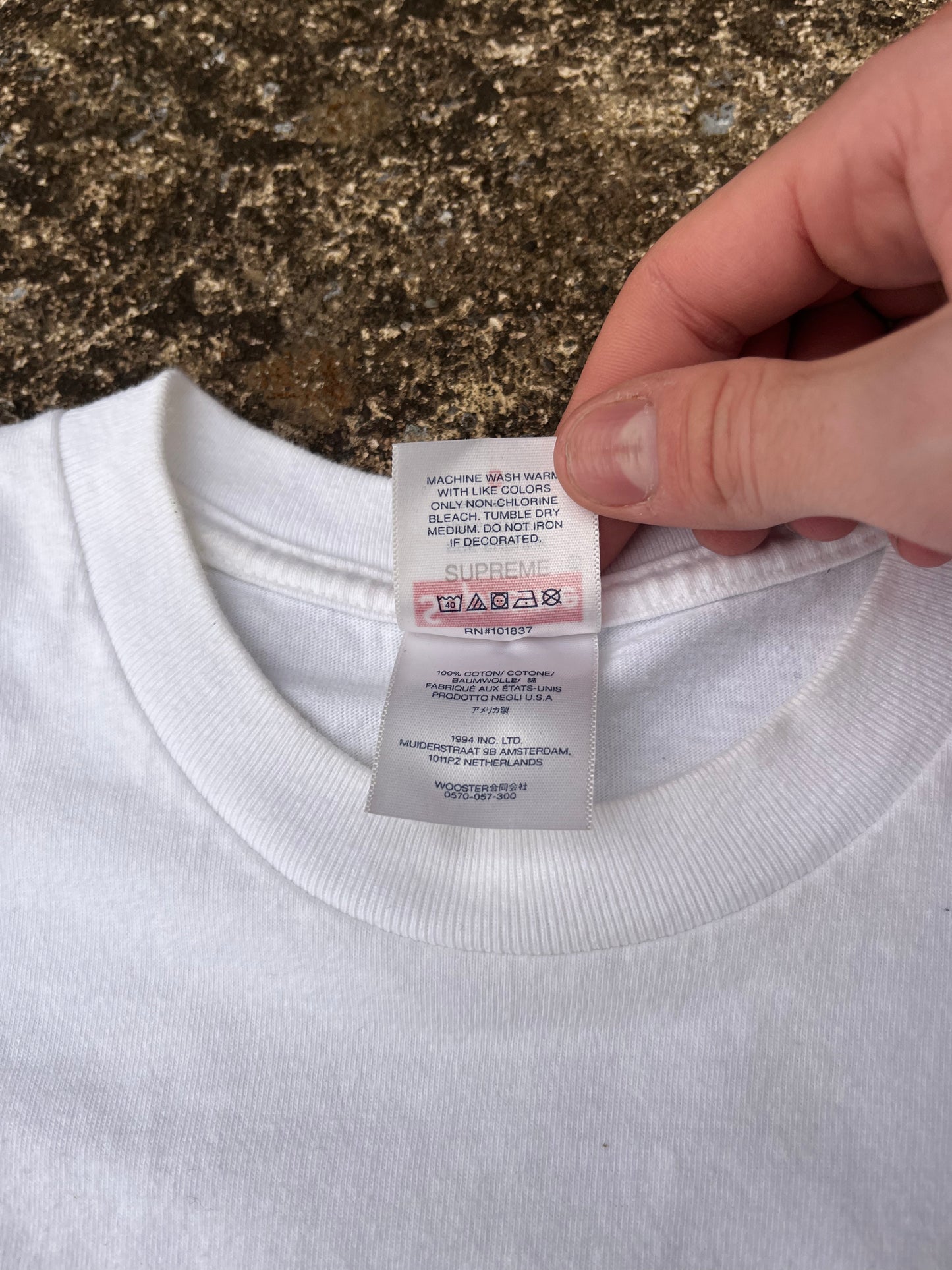 SUPREME CAMO BOX LOGO TEE (S)