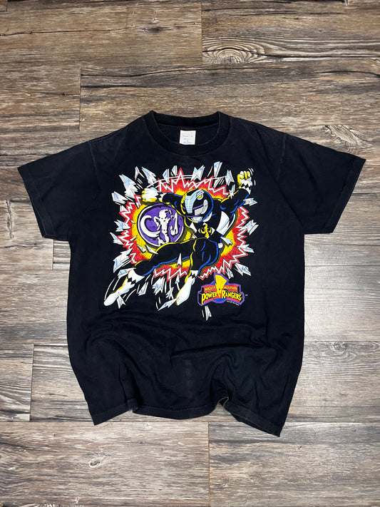 VINTAGE MIGHTY MORPHIN POWER RANGERS TEE (M)