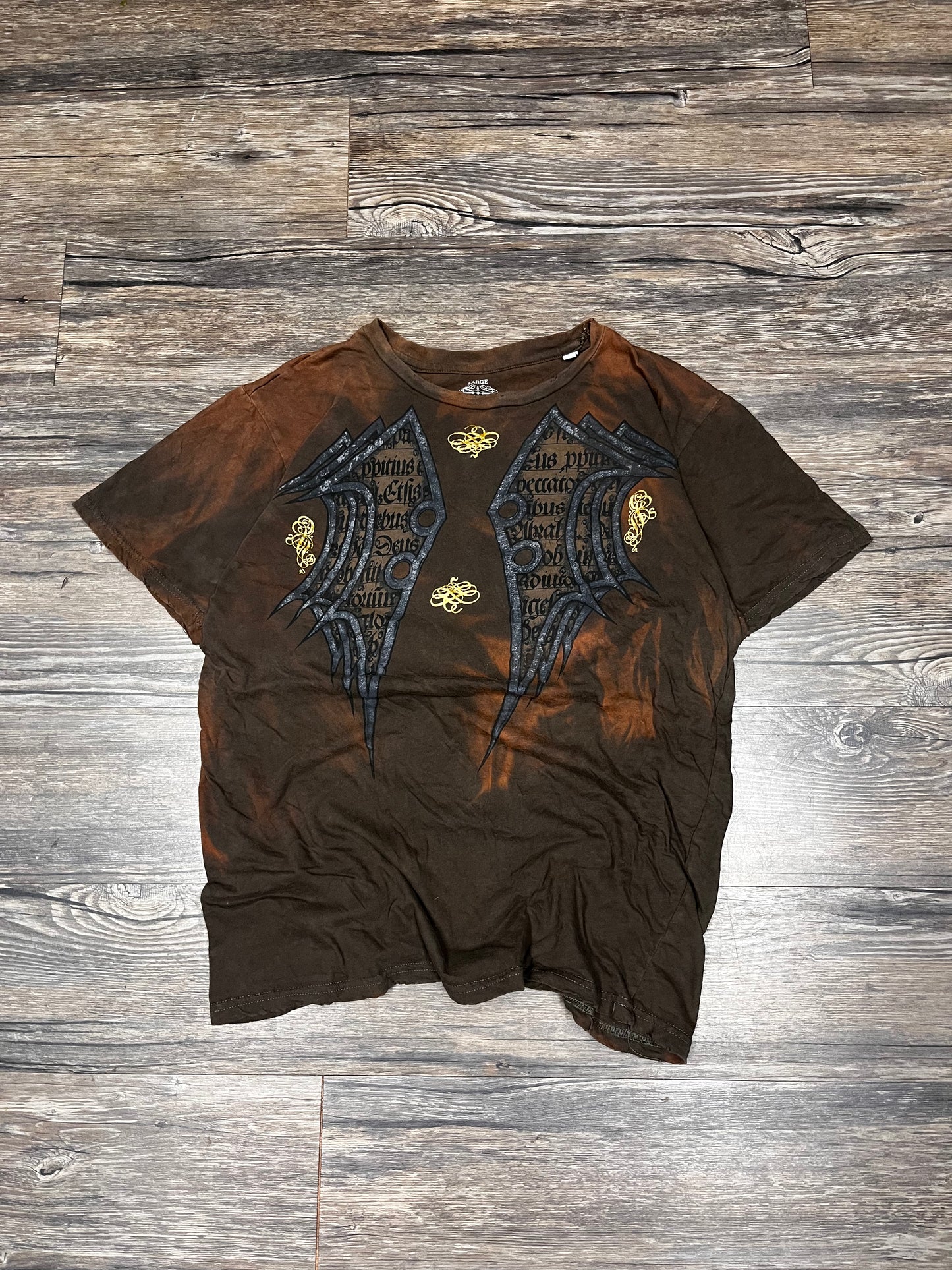 AFFLICTION JOSH BARNETT GRAPHIC TEE (L)