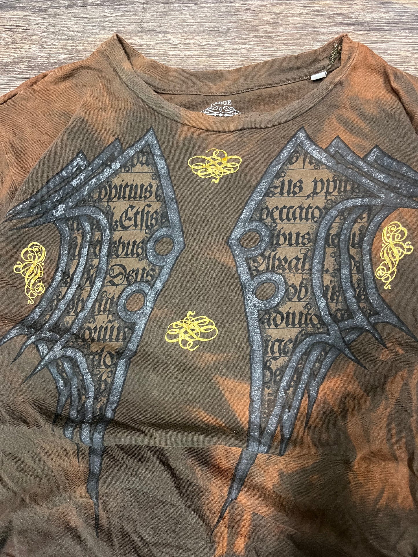 AFFLICTION JOSH BARNETT GRAPHIC TEE (L)