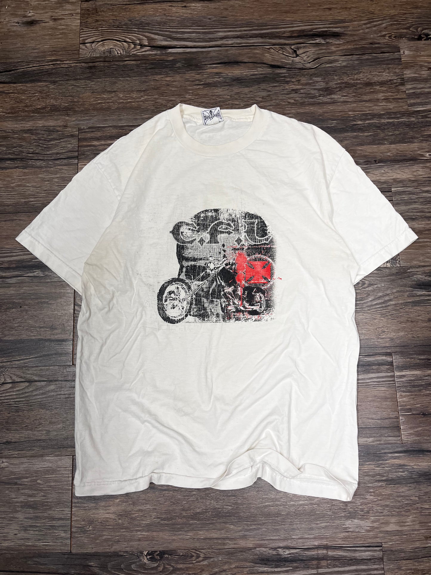 VINTAGE WEST COAST CHOPPER CFL TEE (L)