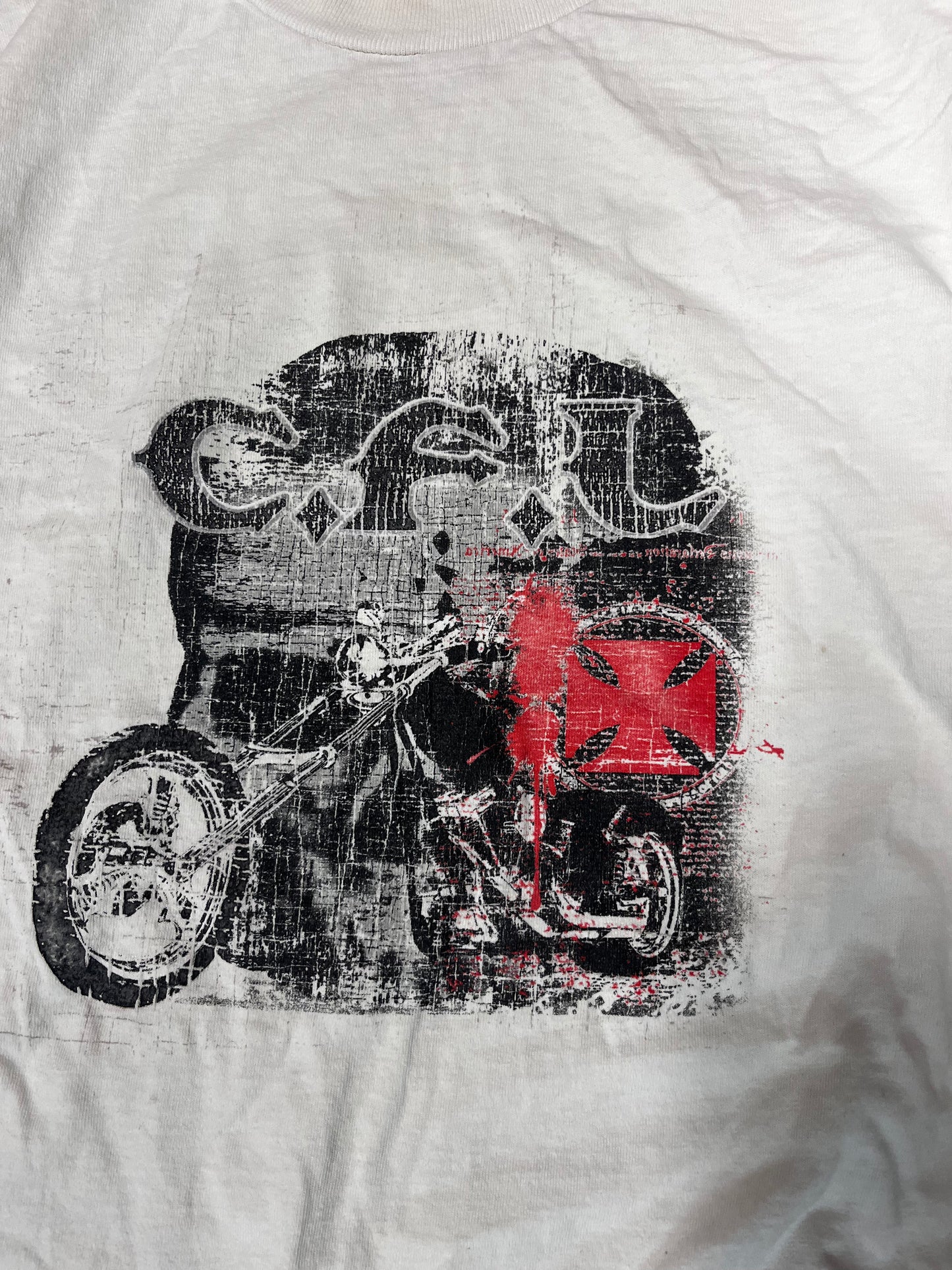 VINTAGE WEST COAST CHOPPER CFL TEE (L)