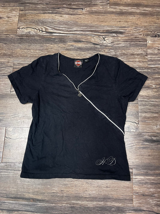 HARLEY DAVIDSON ZIP UP TEE (M)