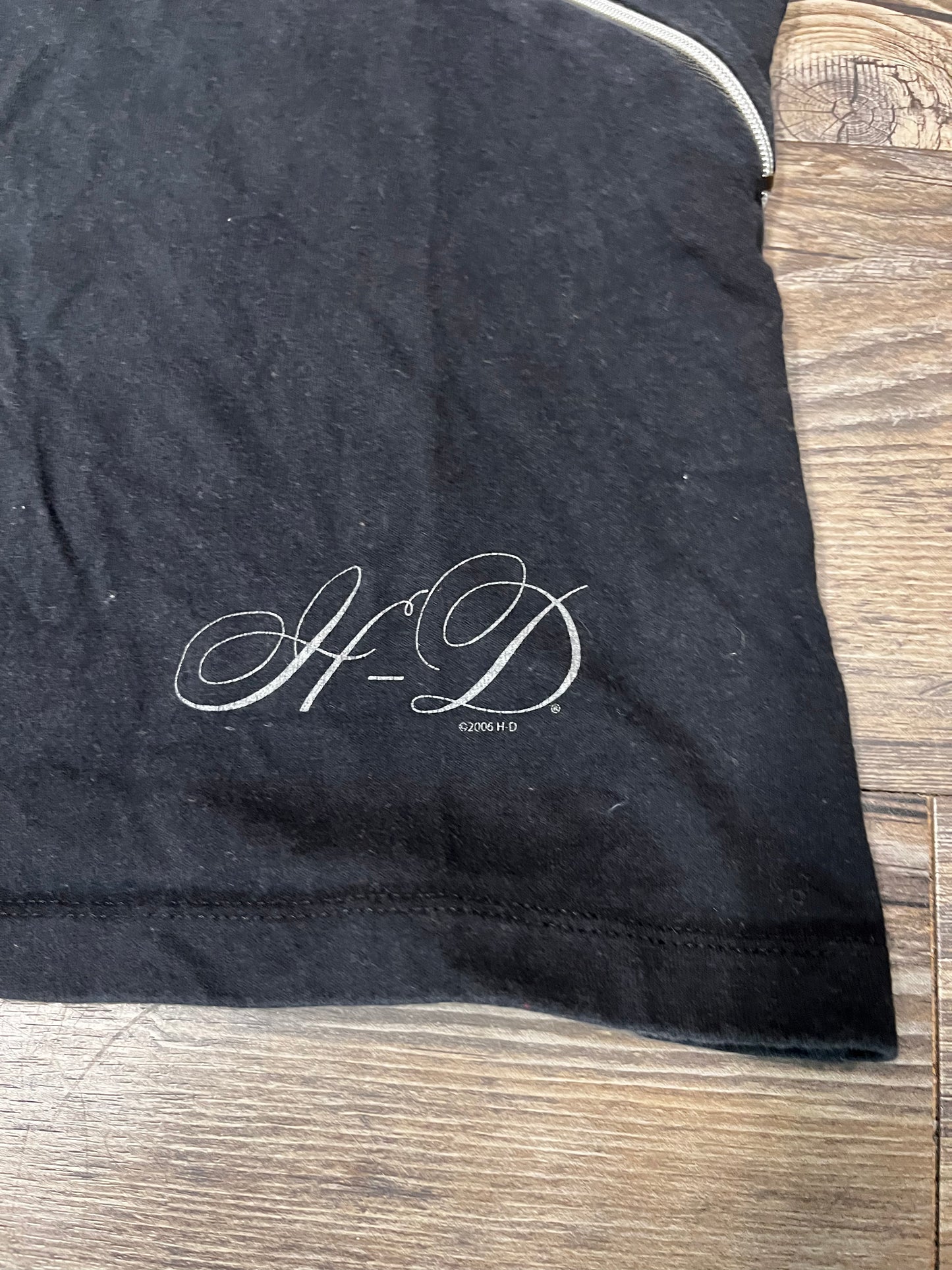 HARLEY DAVIDSON ZIP UP TEE (M)