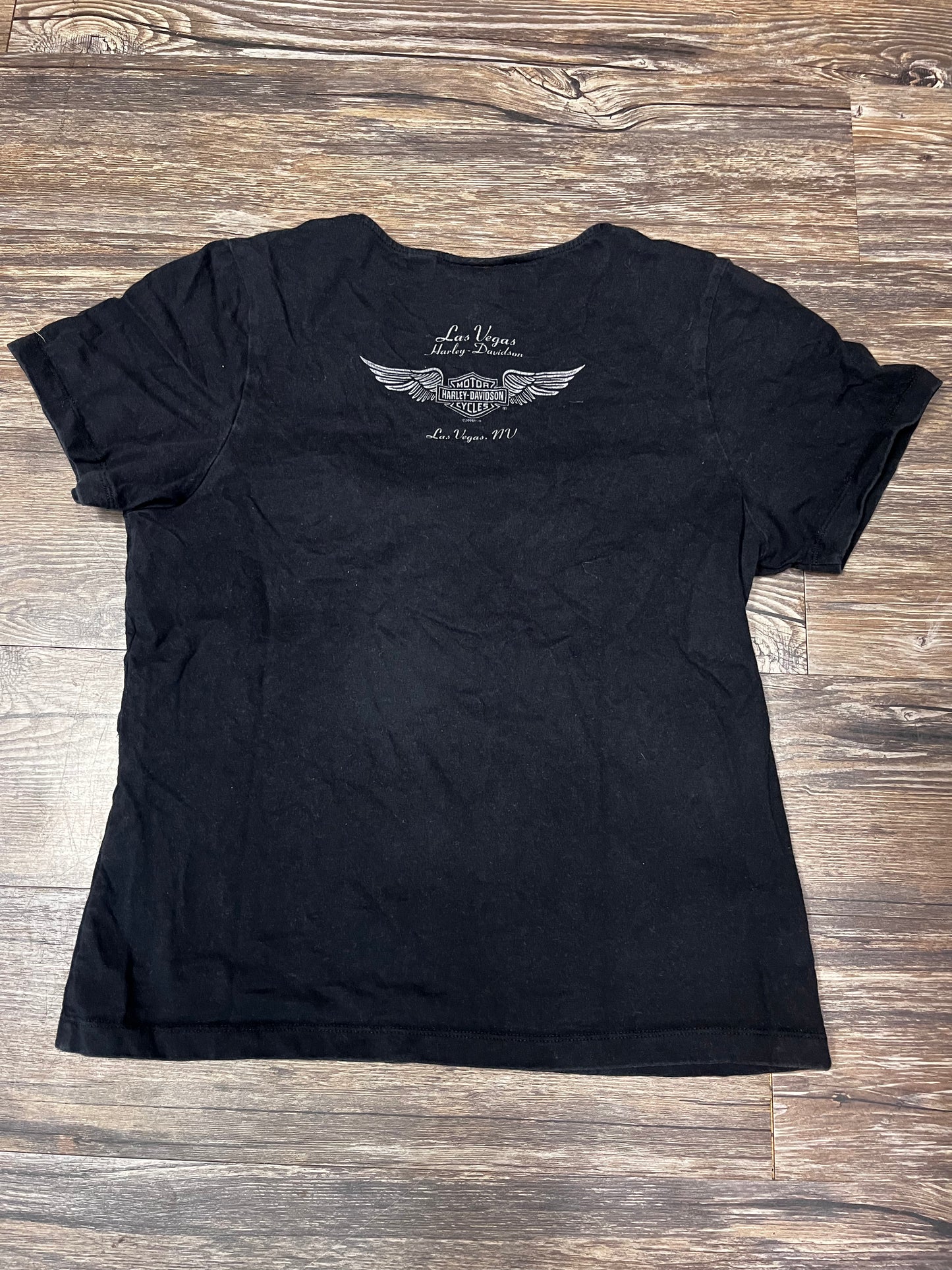HARLEY DAVIDSON ZIP UP TEE (M)