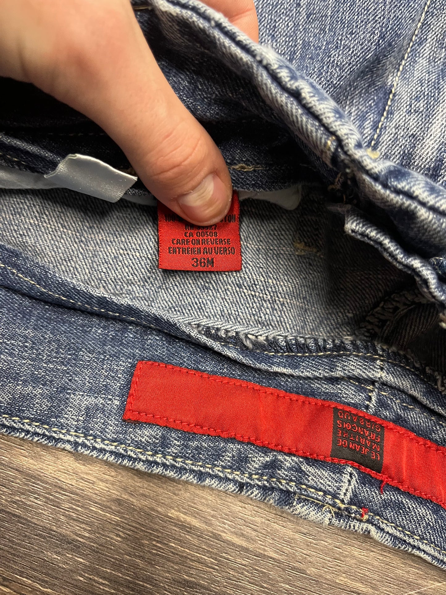 MARITHE FRANCOIS GIRBAUD STRAP DENIM (36)