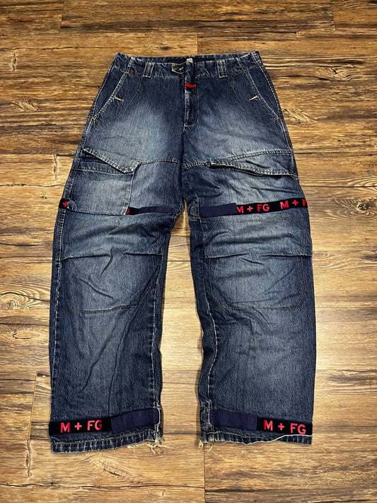 MARITHE FRANCOIS GIRBAUD STRAP DENIM (36)