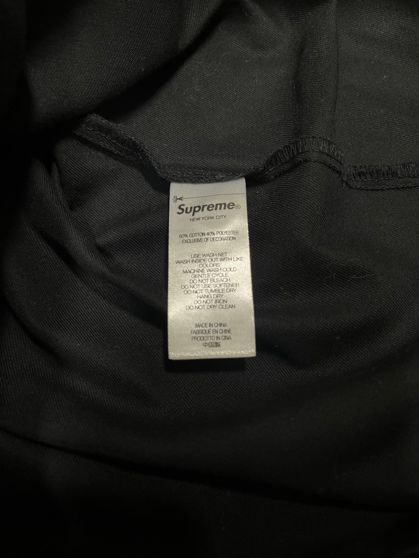 SUPREME RHINESTONE WORK SHIRT (M)