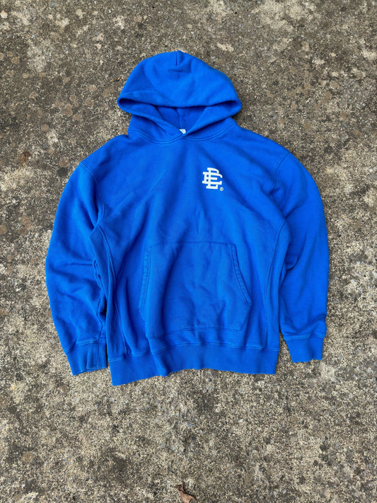 ERIC EMANUEL BLUE LOGO HOODIE (XLARGE)