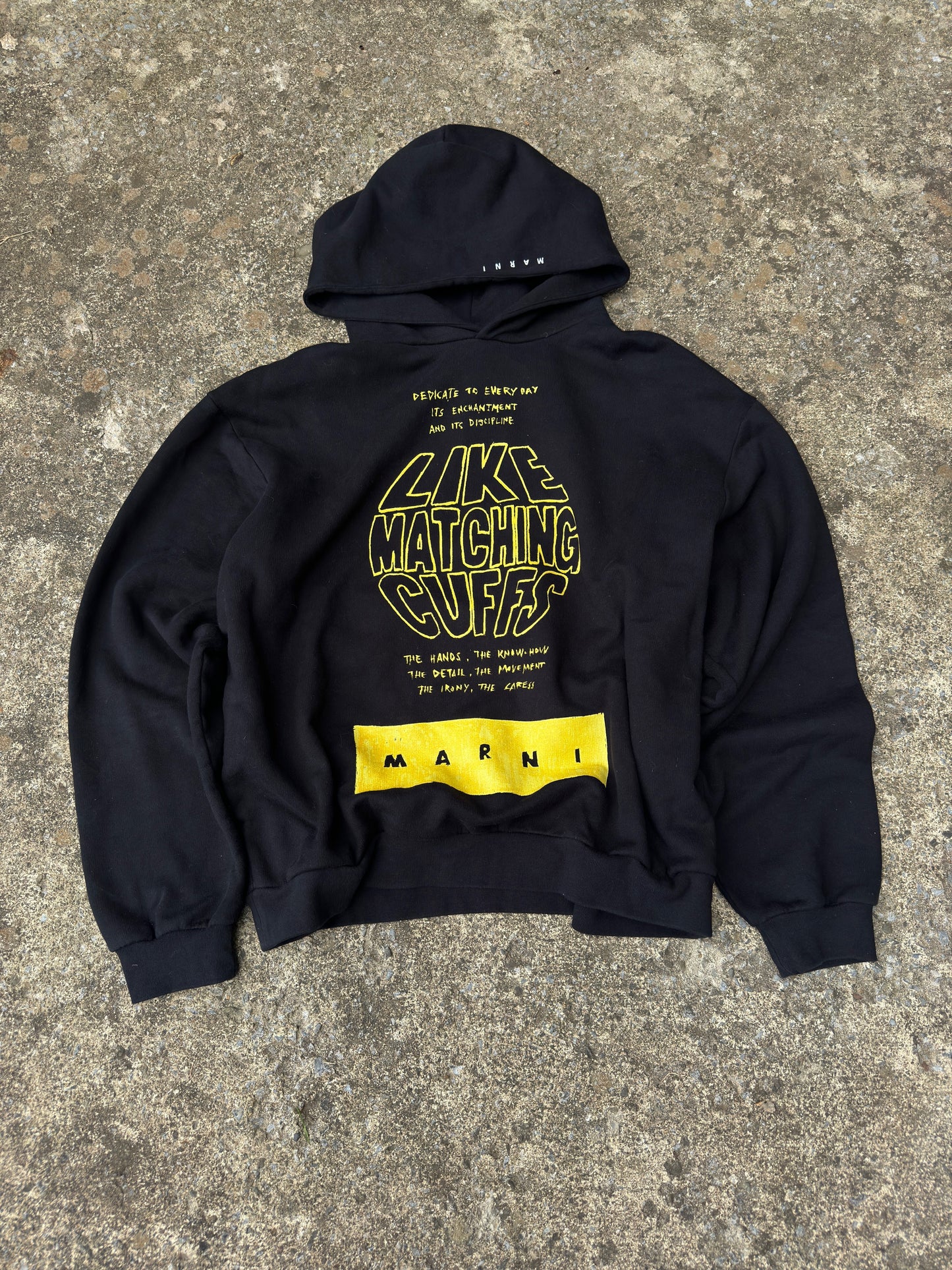 MARNI GRAPHIC HOODIE NWT (MEDIUM)