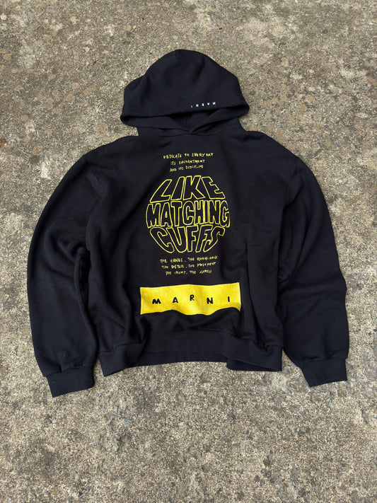 MARNI GRAPHIC HOODIE NWT (MEDIUM)