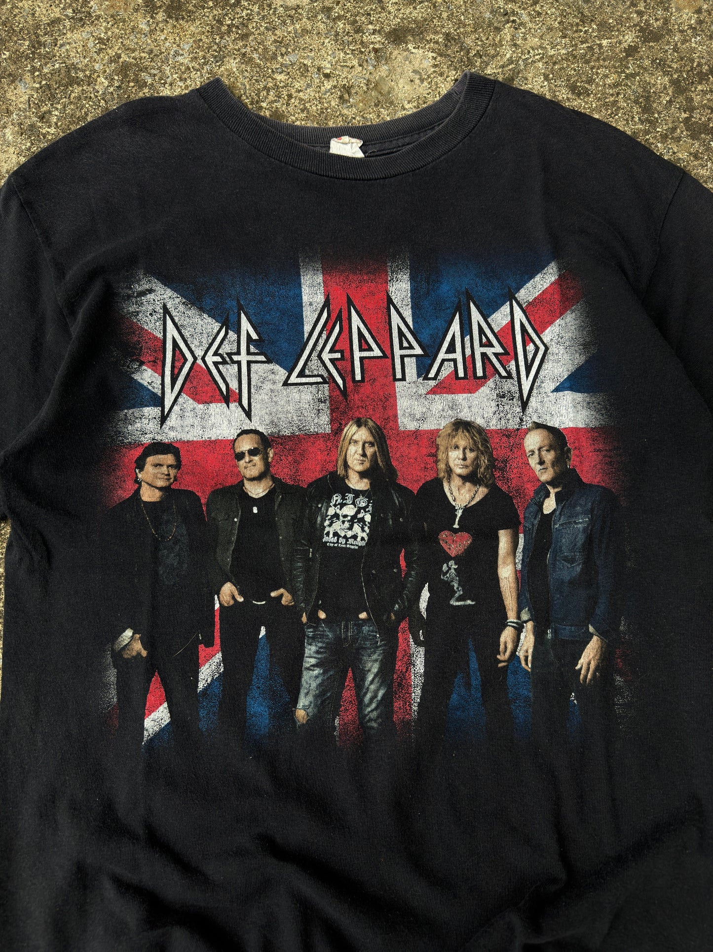 VINTAGE DEF LEPPARD BAND TEE (LARGE)