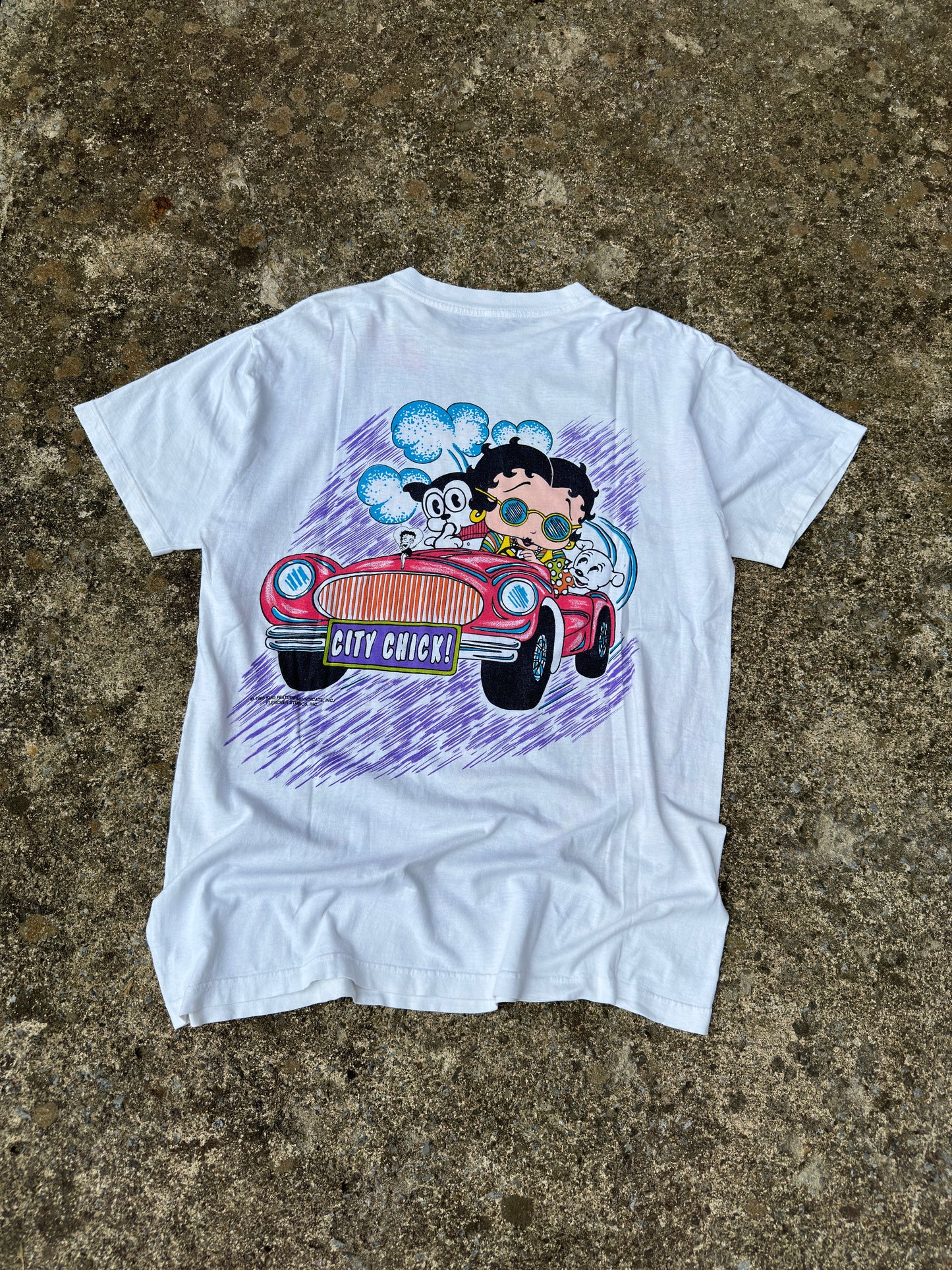 VINTAGE BETTY BOOP AOP TEE (XLARGE)