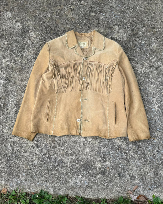 1970's SCULLY FRINGE LEATHER JACKET (L)