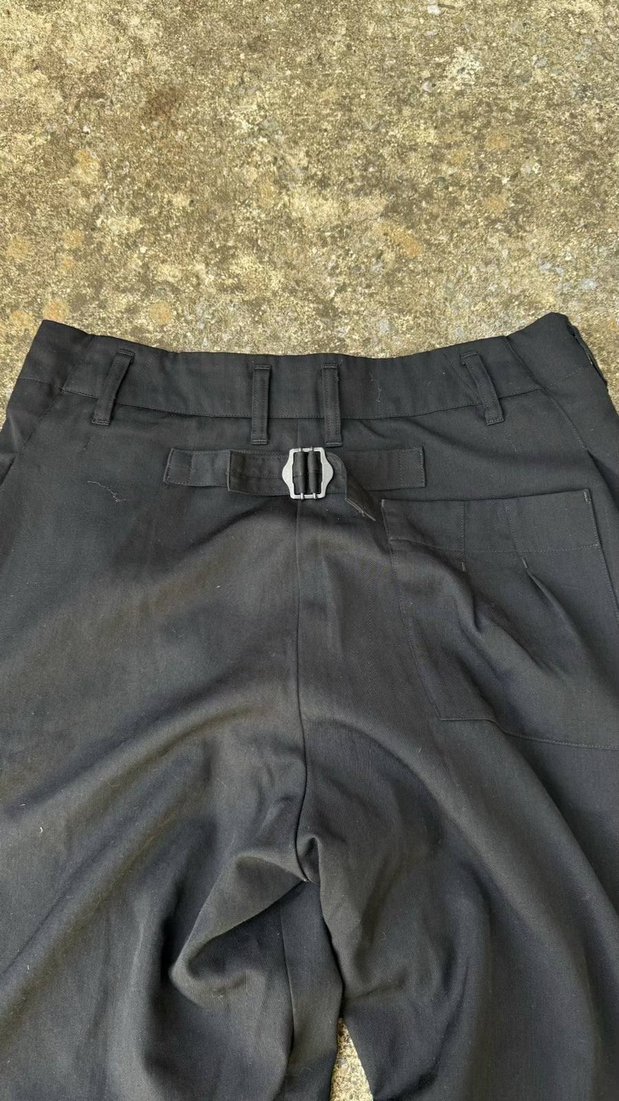 VINTAGE YOHJI YAMAMOTO LAYERED DRESS SHORTS (32)