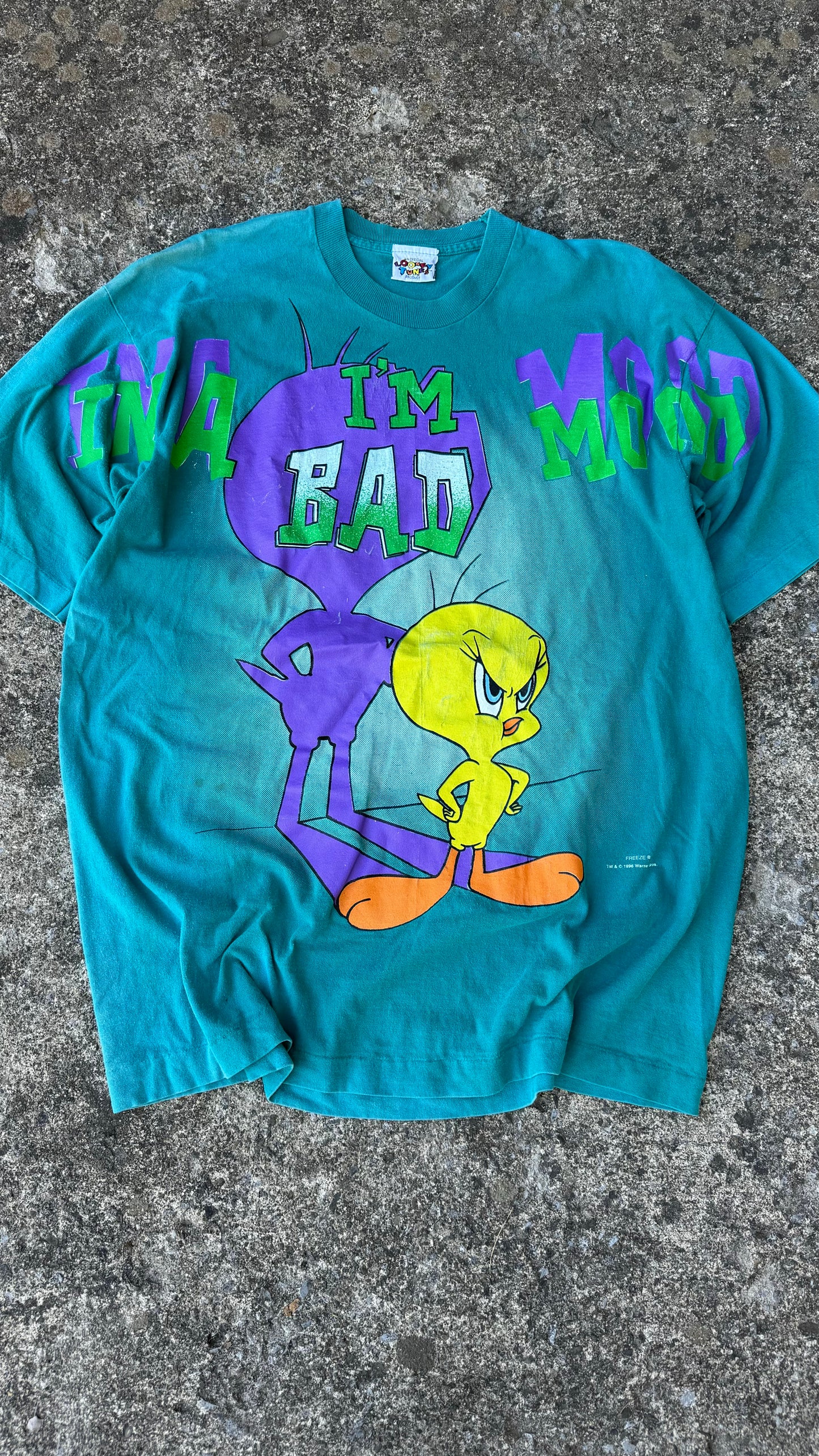 VINTAGE BIG LOGO TWEETY BIRD (L)