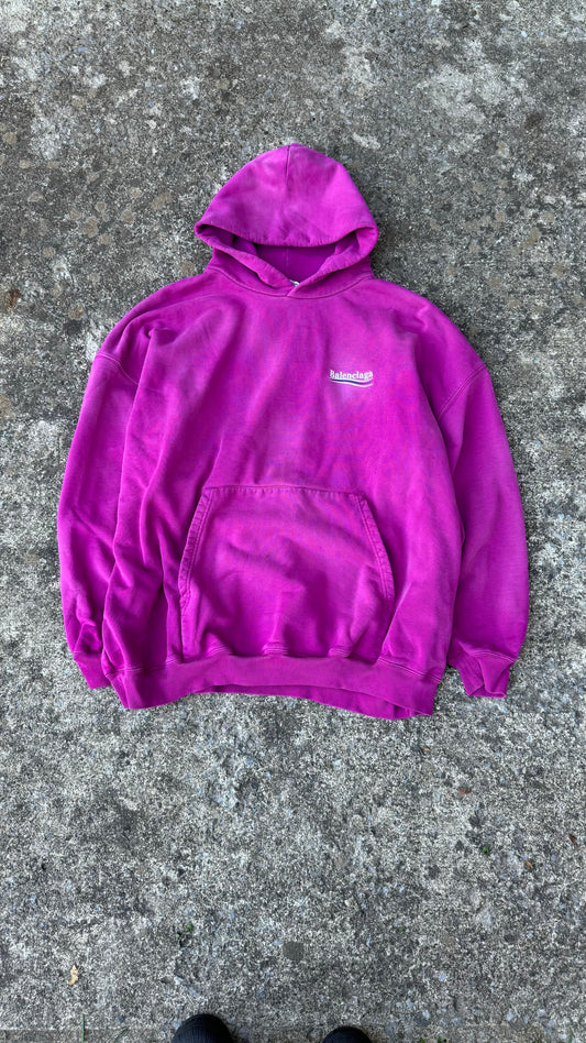 BALENCIAGA CAMPAIGN LOGO HOODIE (L)