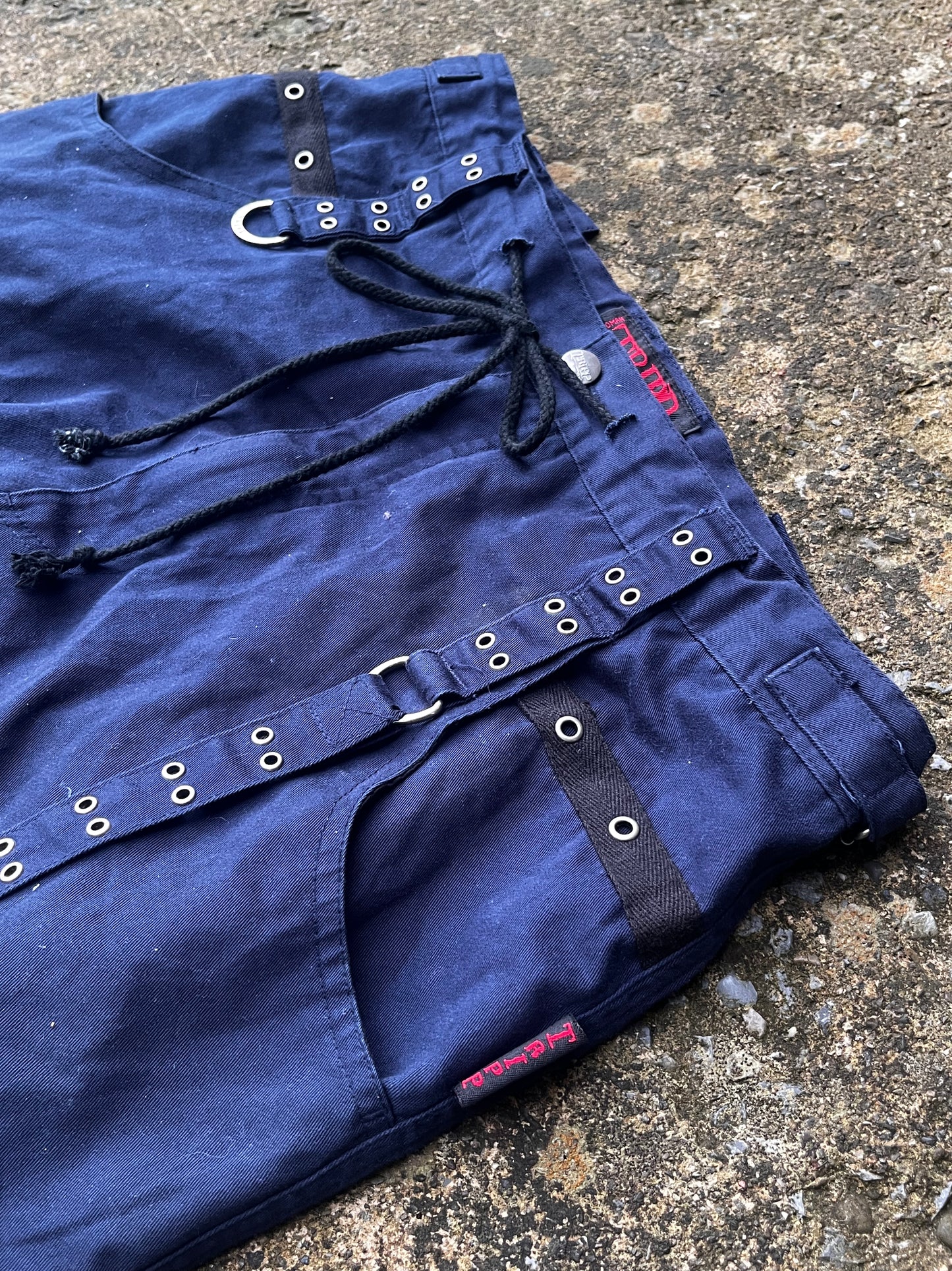 TRIPP NYC CHAIN STRAP RAVE PANTS (LARGE)