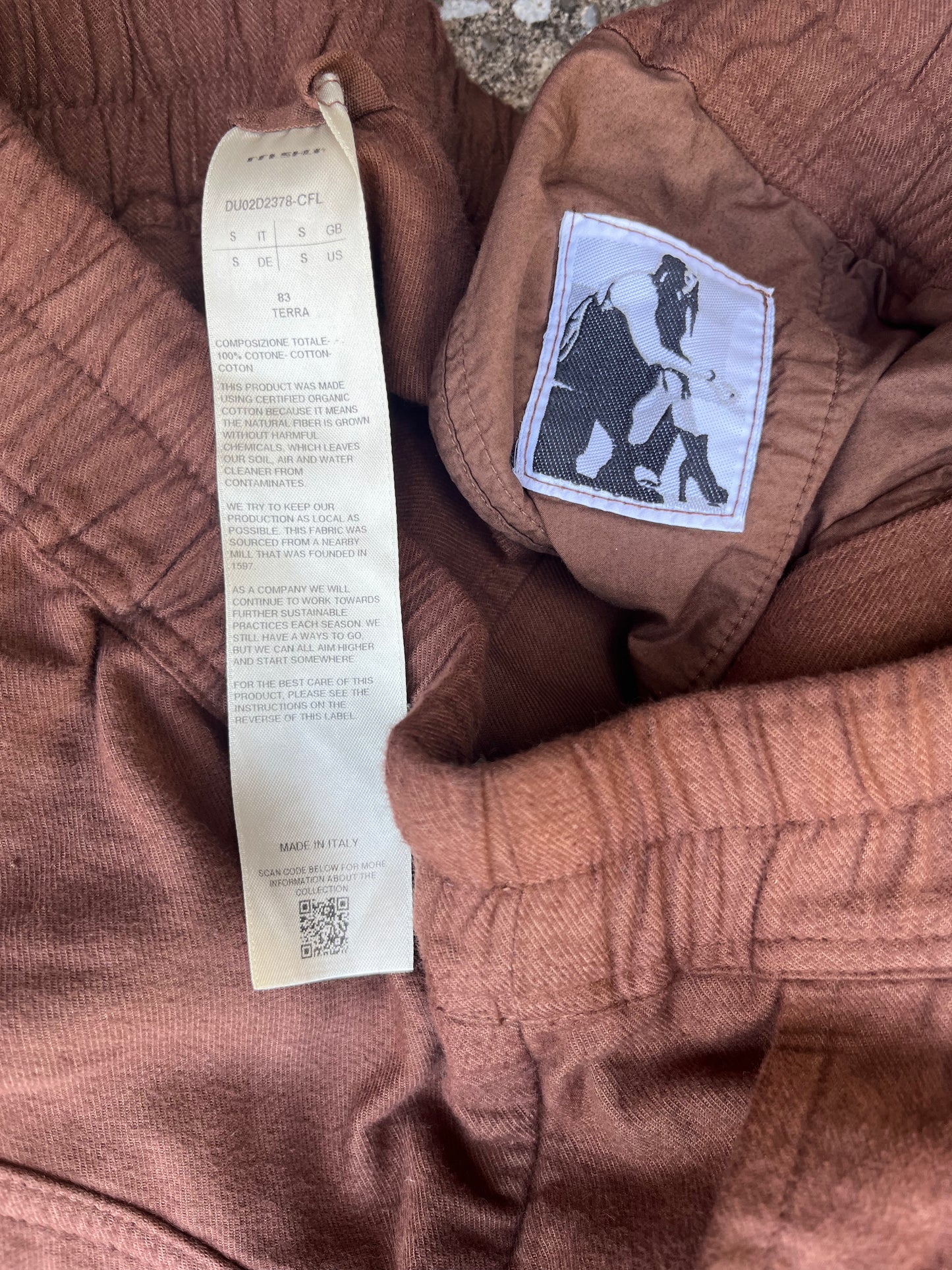 RICK OWENS DRKSHDW LOUNGE PANTS (S)