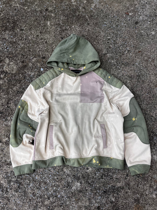WHO DECIDES WAR PATCHWORK HOODIE (L)