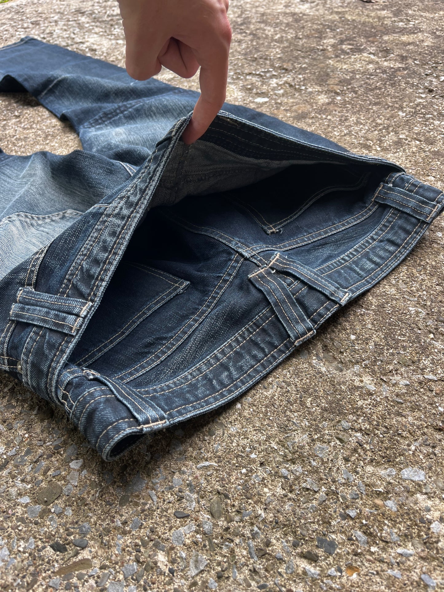 PPFM DOUBLE WAISTED DENIM (32)